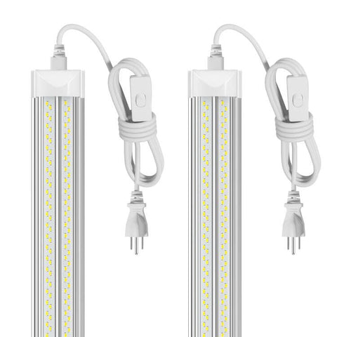 ELEKICO LED shop light 2ft front view with bright, energy-efficient illumination