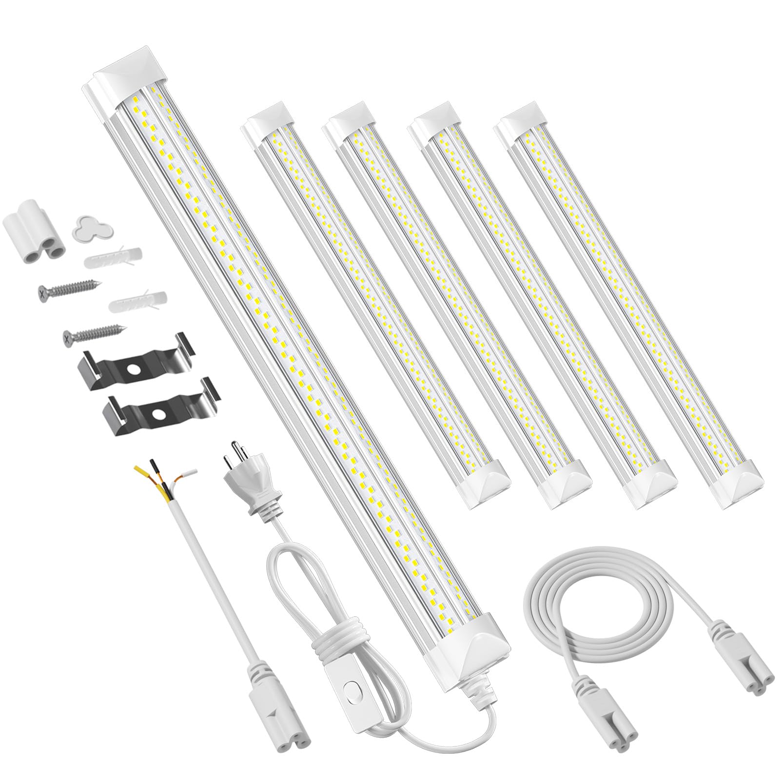 ELEKICO two-foot LED shop light provides 6000K daylight for precise workspaces.