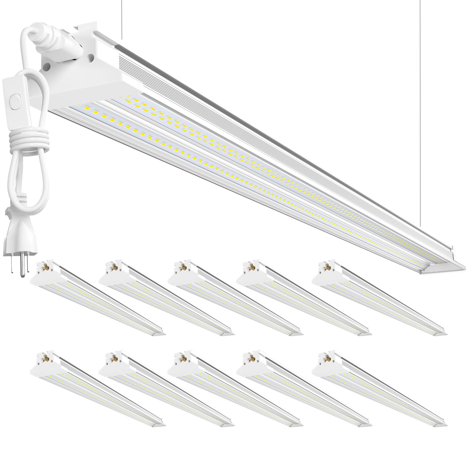 ELEKICO upgrade hanging light with surface mount option for flexible workshop illumination