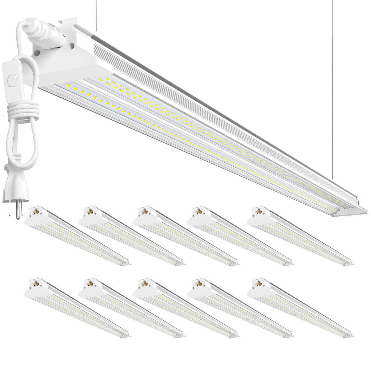 ELEKICO upgrade hanging light with surface mount option for flexible workshop illumination