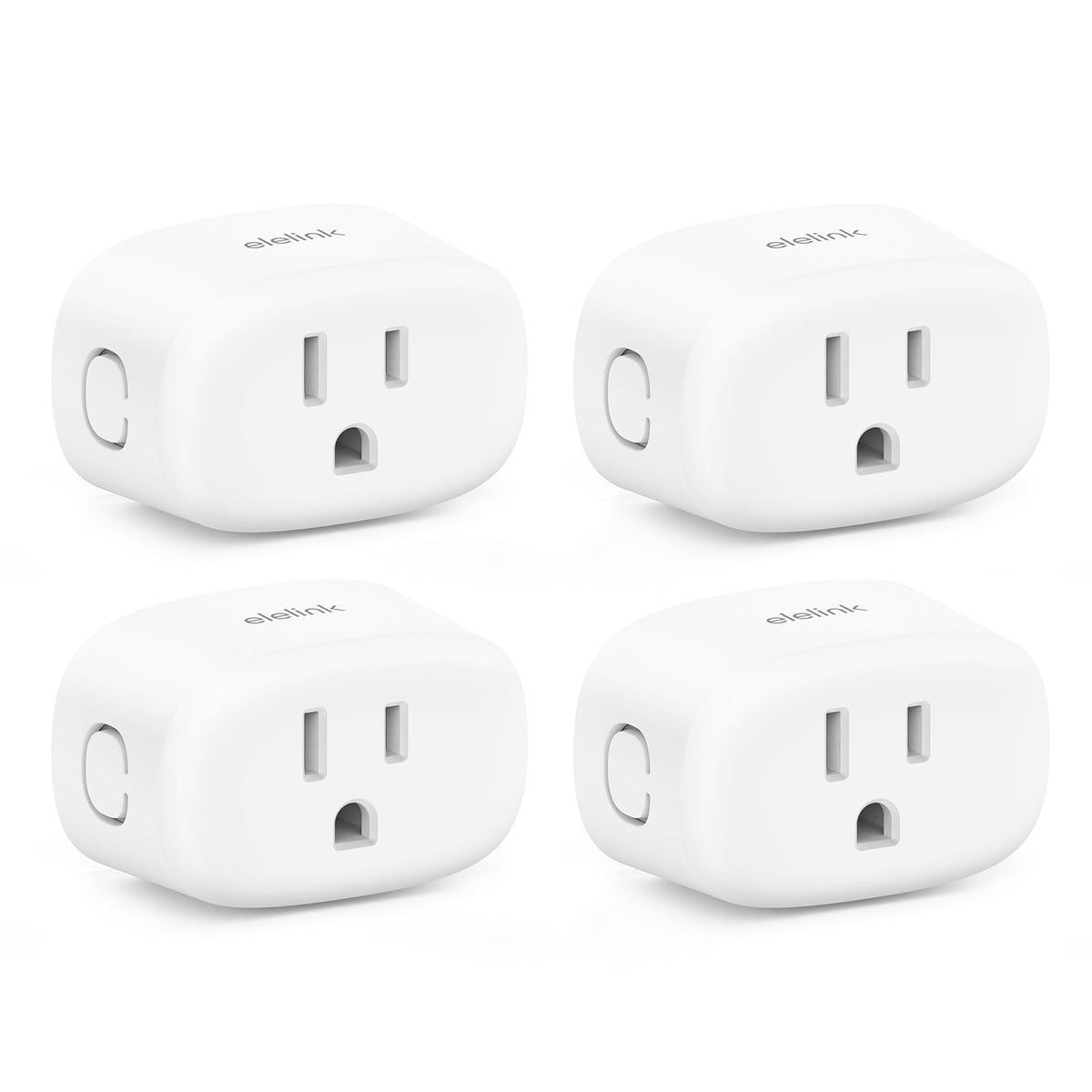 Elelink Smart Plug in use with a lamp showing voice control.