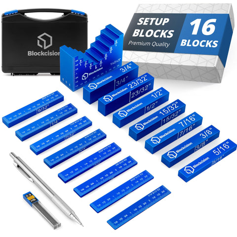Eleon Blockcision 16-piece setup blocks for fast fence and blade height adjustments