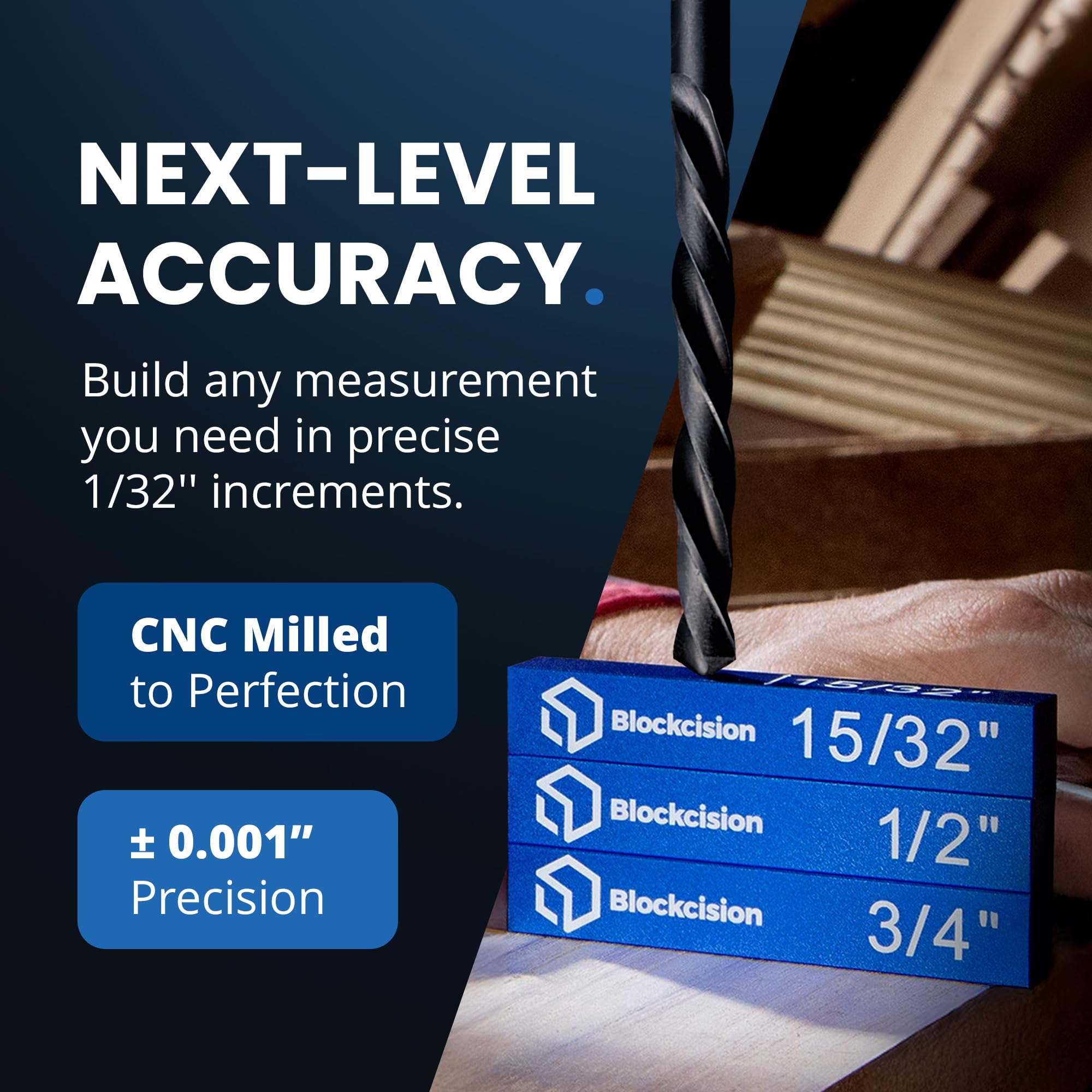 Laser-engraved markings stay legible during daily use