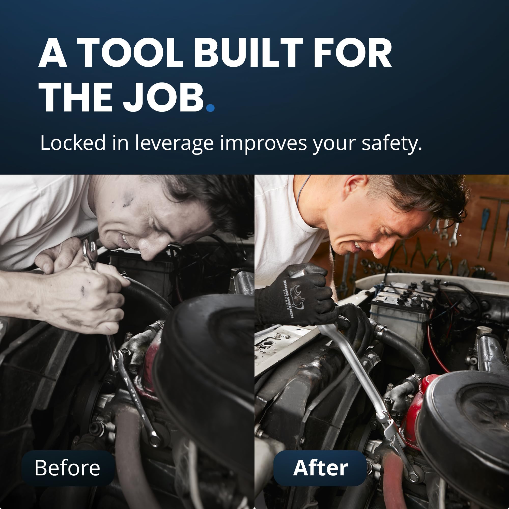 Eleon Rhino Extender fits wrenches up to 1 inch (24 mm) for broad compatibility.