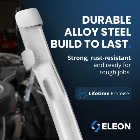 Eleon Rhino Extender reaches tight bolts without scuffing arms.