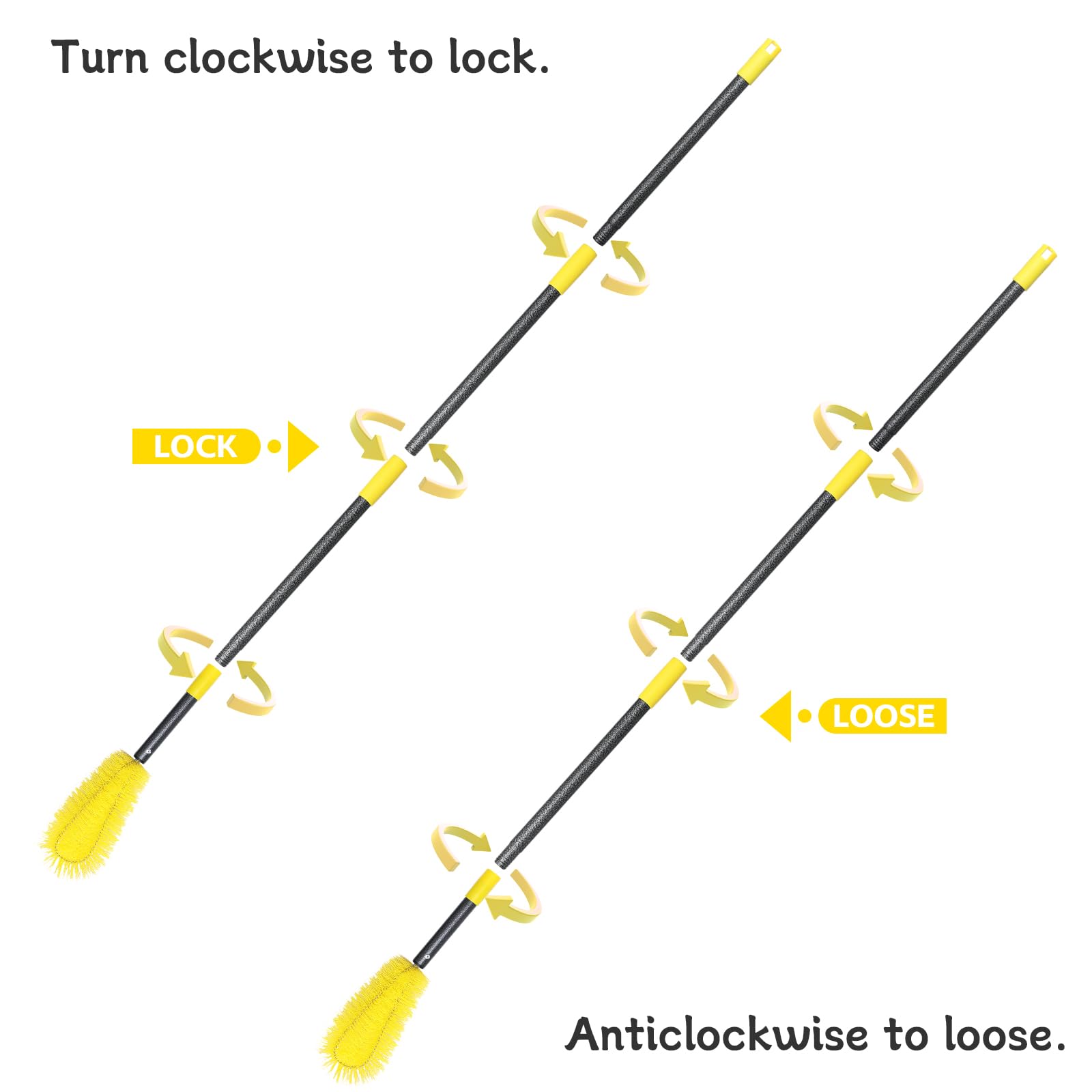 ElephantBird extended reach reduces ladder use while cleaning gutters from ground