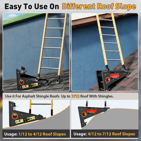 Elesude heavy-duty extension ladder compatibility for versatile tasks.