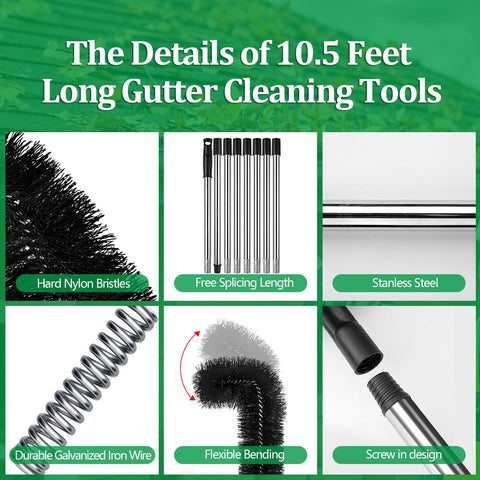 ELFON Leaves and debris removal tool from the ground for quick clearance.