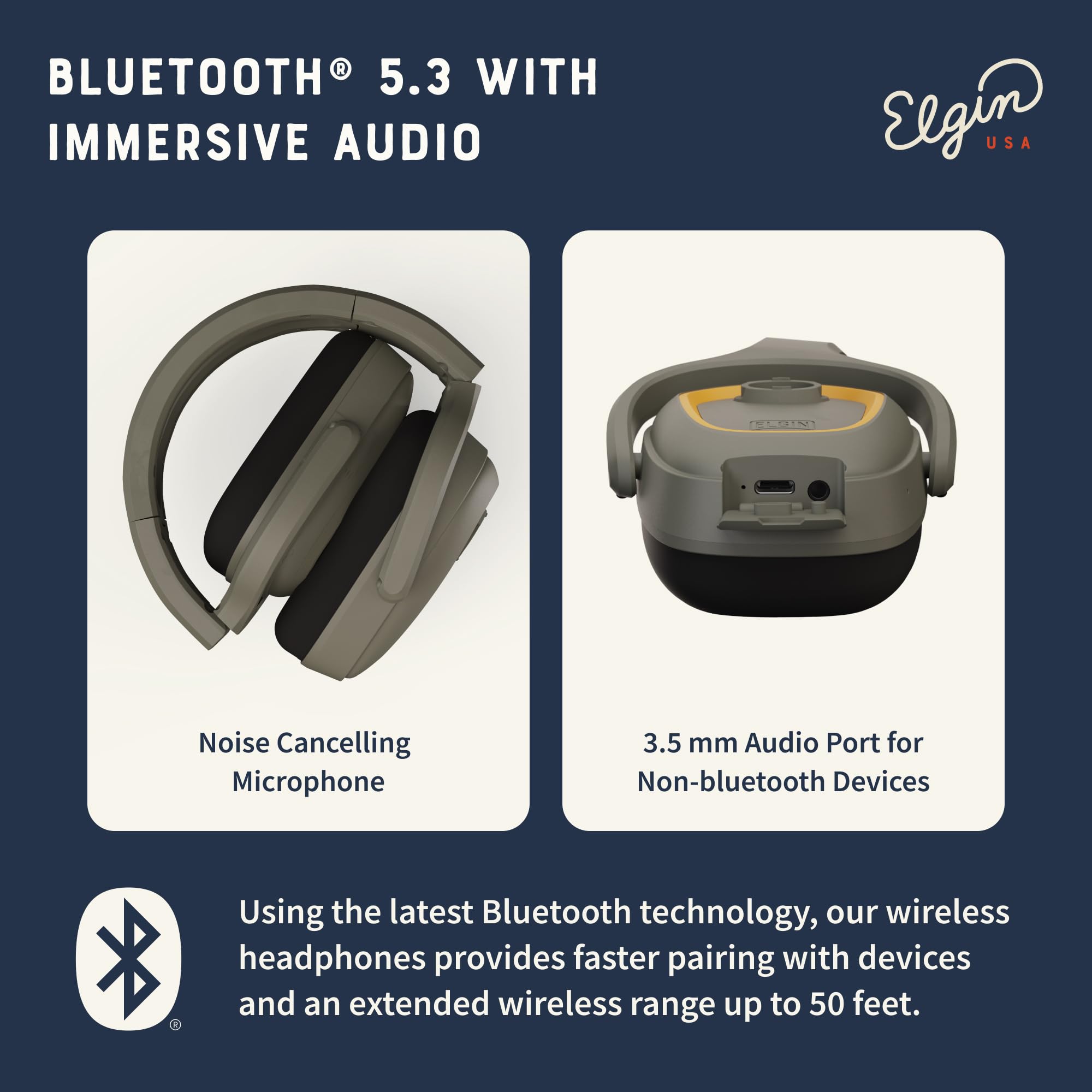Elgin Rampage ear cushions close-up highlighting comfort for long wear.