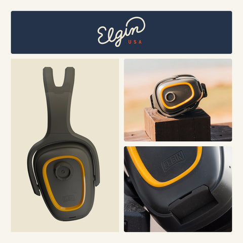 Elgin Rampage hat-compatible headband designed for workwear comfort.