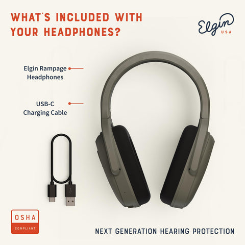 Elgin Rampage microphone close-up emphasizing clear communication in noisy environments.