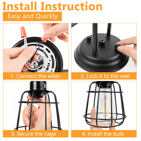 Durable metal cage finish resists rust for long-lasting style.