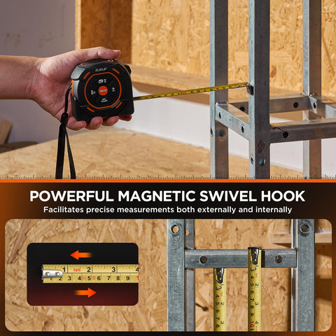 Elikliv rugged ABS housing and rust-proof blade endure site use.