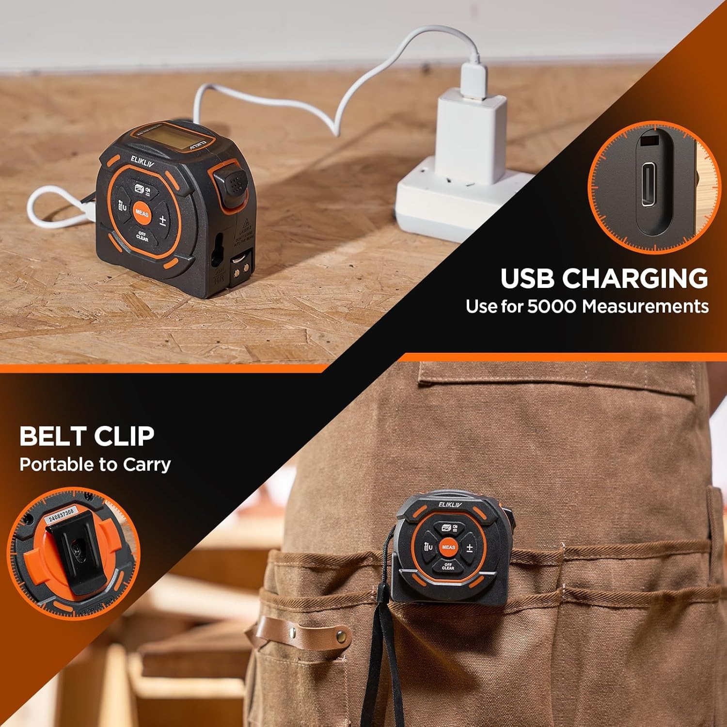 Elikliv USB-C rechargeable unit for on-site power anywhere.