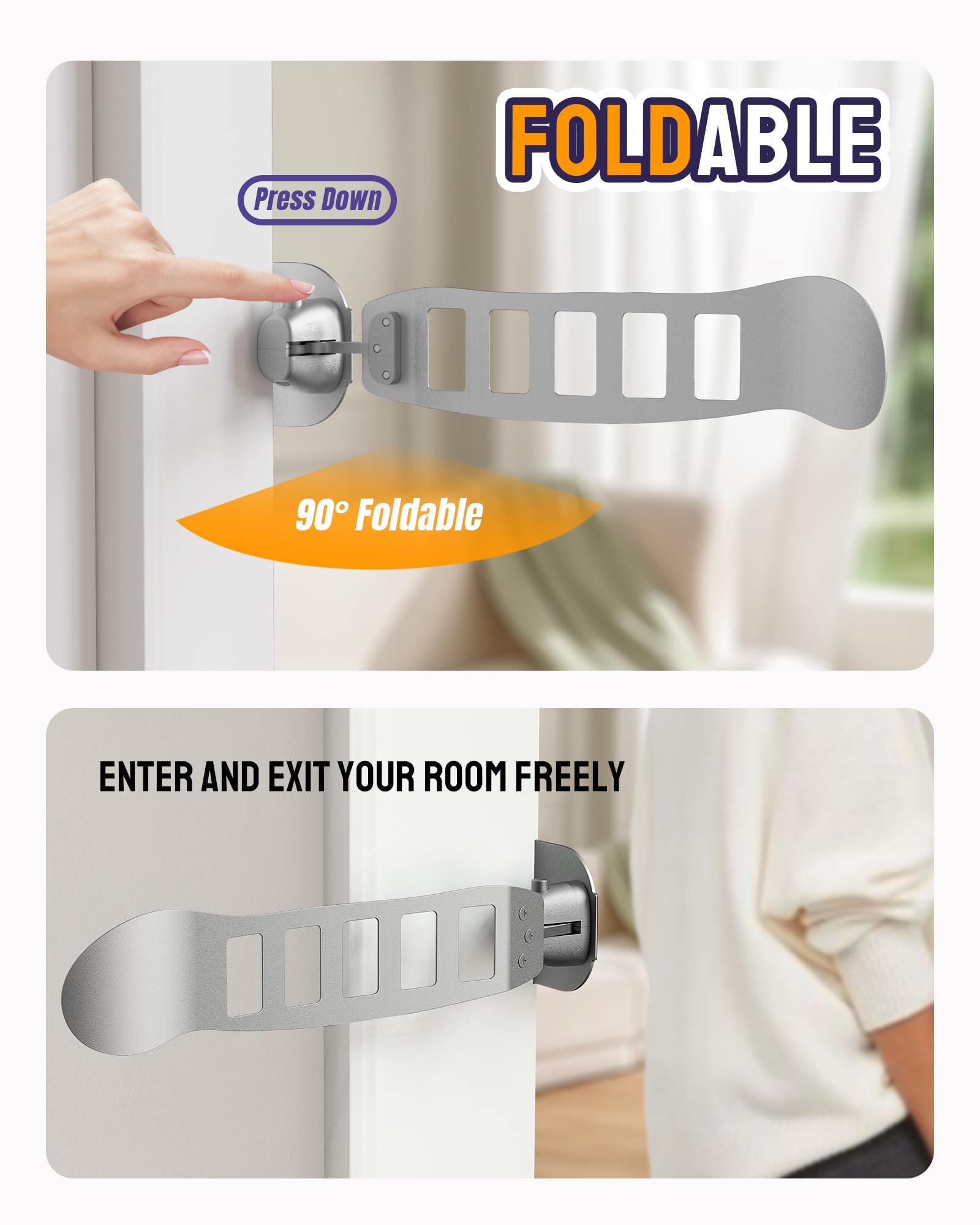 Elilier durable metal construction resists wear and tear.