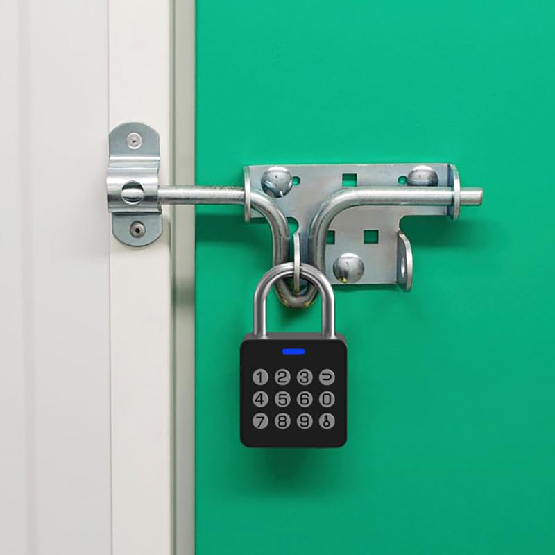 eLinkSmart remote unlock app mockup showing guest access control.