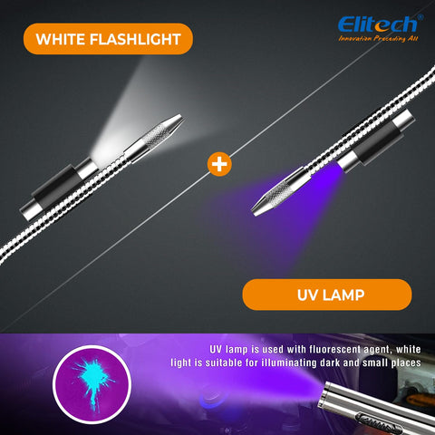 Elitech leak detector used in HVAC checks and installations