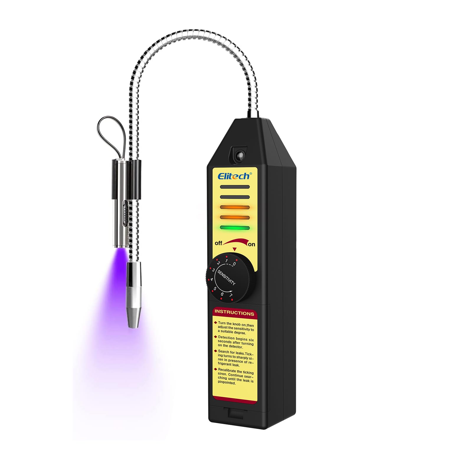 Elitech WJL-6000S freon leak detector unit for fast HVAC checks