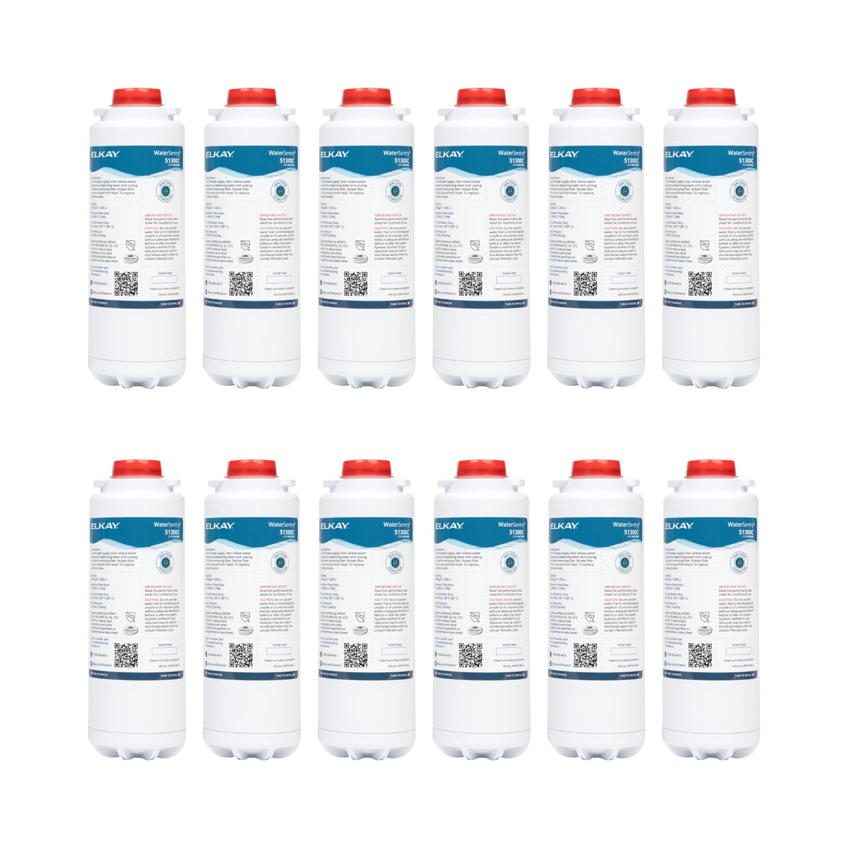 Elkay WaterSentry 51300C filter pack reduces lead and improves taste.