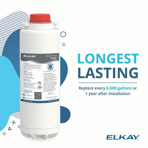 Elkay WaterSentry 51600C automatic inlet shut-off protects the station