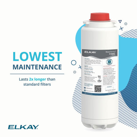 Elkay WaterSentry 51600C tool-free replacement saves maintenance time