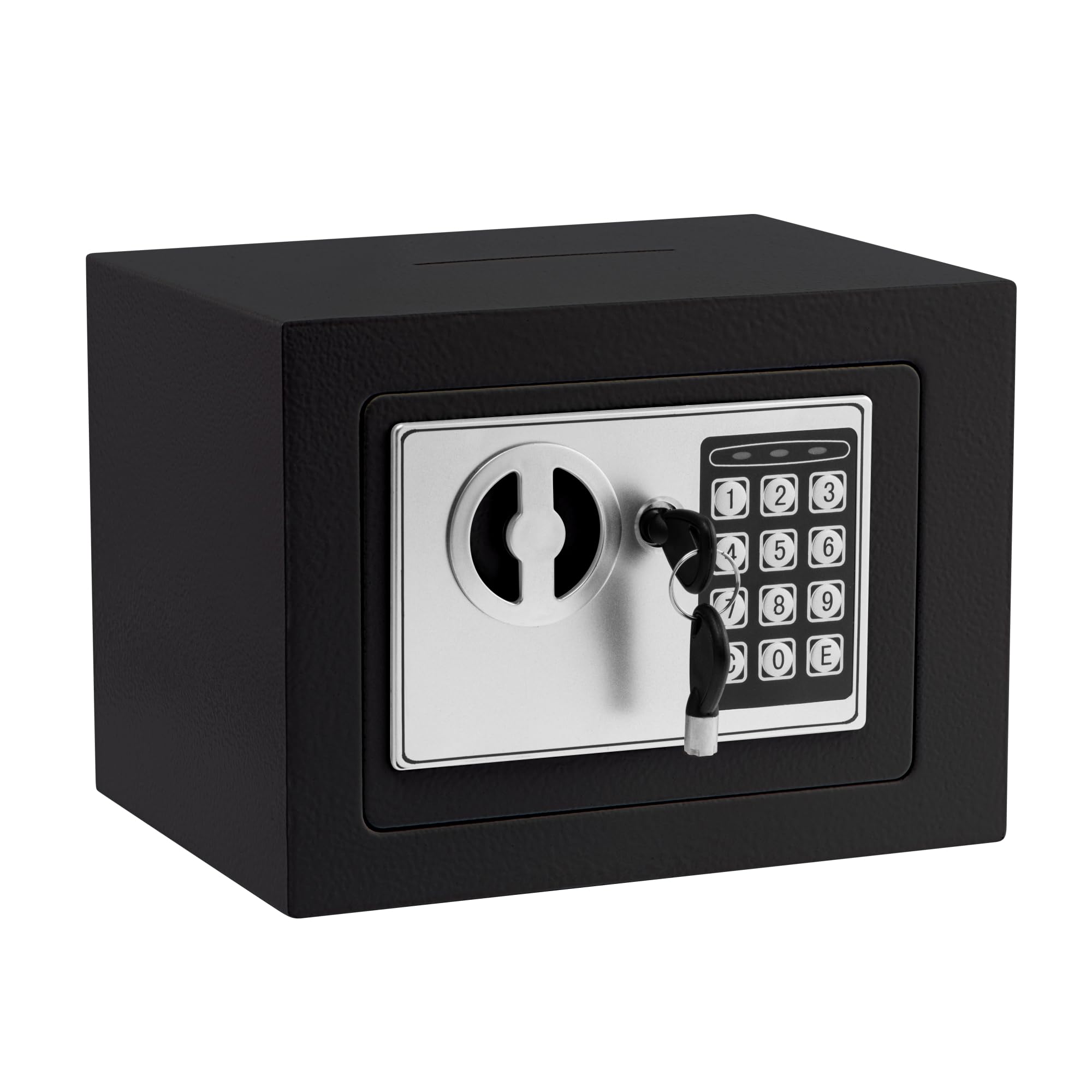 ELLAIG small electronic safe front view with digital keypad for secure home storage.