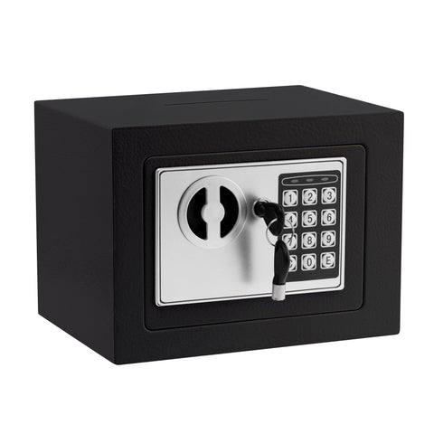 ELLAIG small electronic safe front view with digital keypad for secure home storage.