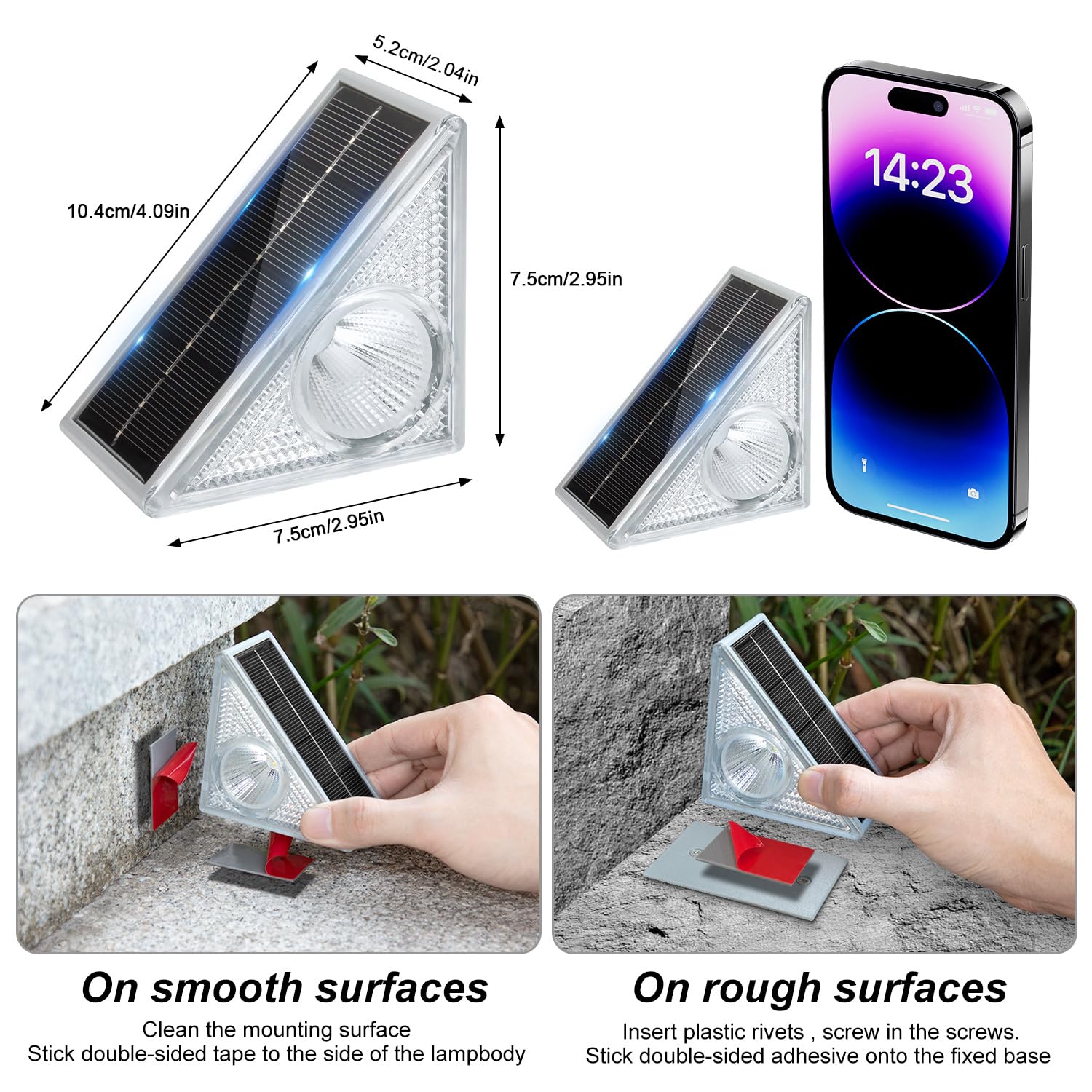 Ellasay 6-pack deck lights illuminate patios, porches, and steps safely.