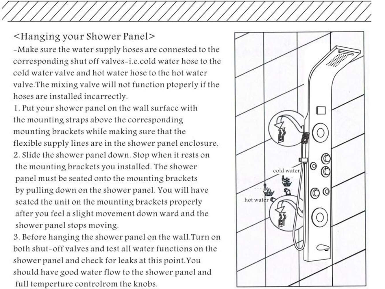 ELLO&ALLO handheld shower option complements full-body spray experiences.
