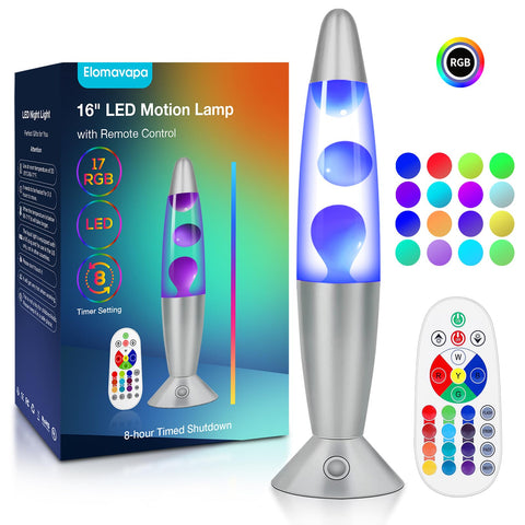 Elomavapa liquid motion lamp color options for calming ambient lighting