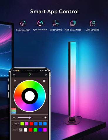Music syncing with ELOUYCKE light bar for dynamic ambience