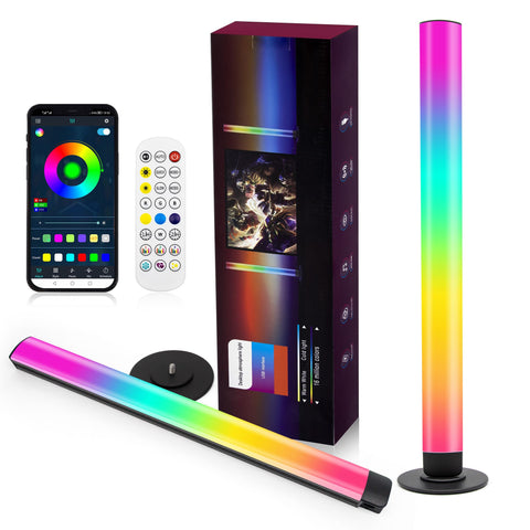 ELOUYCKE smart RGB light bar behind TV for immersive backlighting