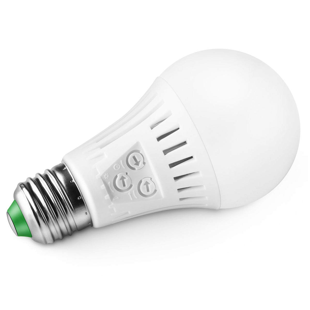 Elrigs motion sensor light bulb illuminating a hallway for hands-free navigation.