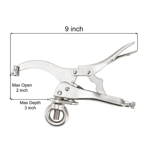 Elsjoy clamp side view showing ergonomic handle and smooth action