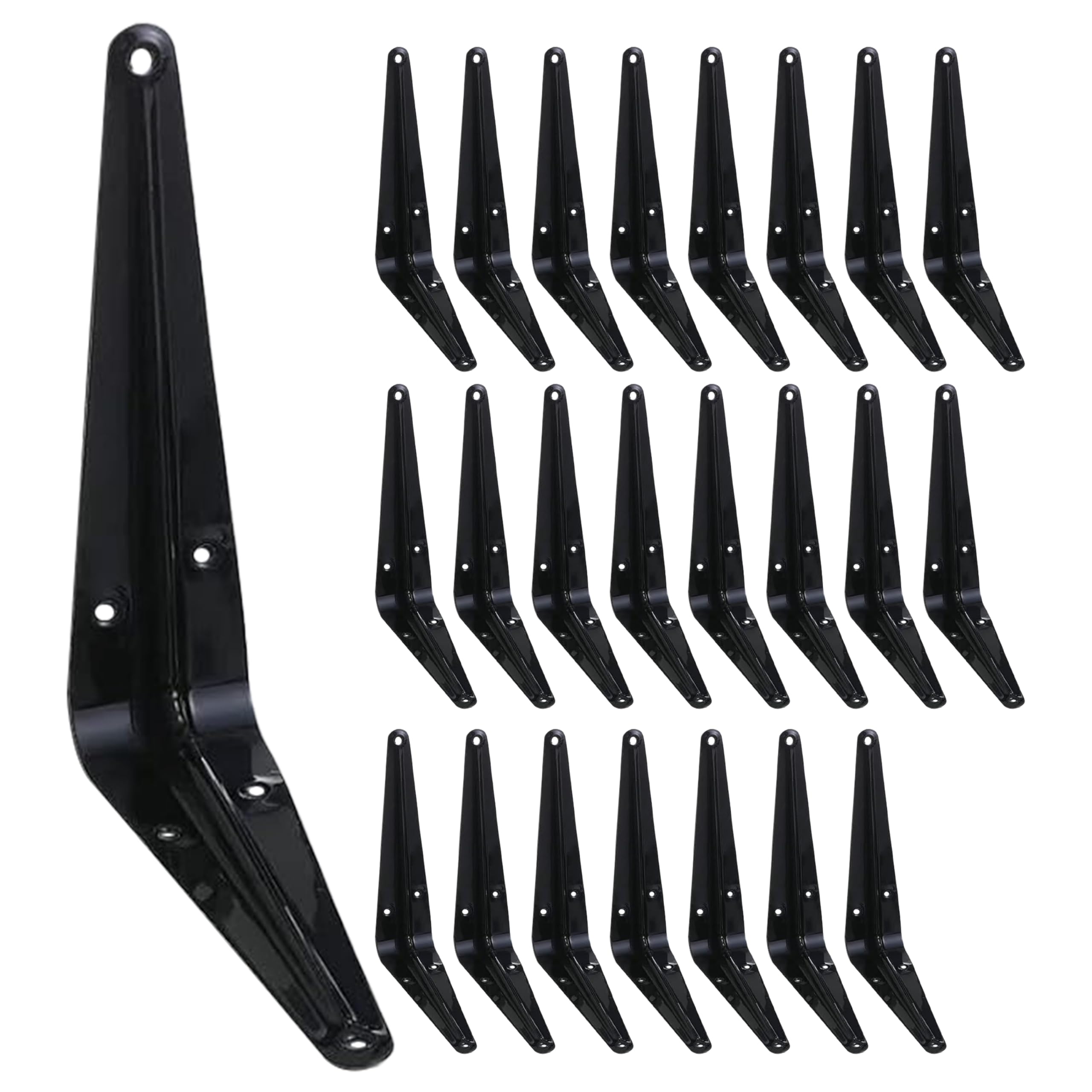 ELSKER&HOME 6-inch shelf bracket wall mount supports wood shelves with strong load capacity.