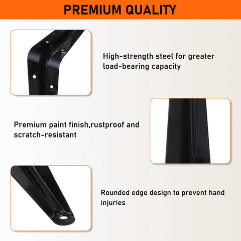 ELSKER&HOME matte-finish bracket adds sleek style while hiding hardware.