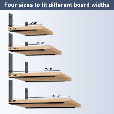 ELSKER&HOME heavy-duty brackets with included screws ready for quick mounting.