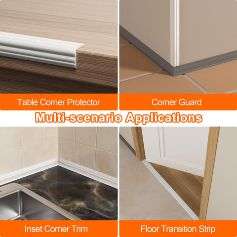 Elvone corner trim in waterproof material for durable protection
