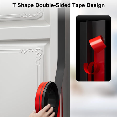 Elvone silicone weather strip seals gaps around windows and doors.