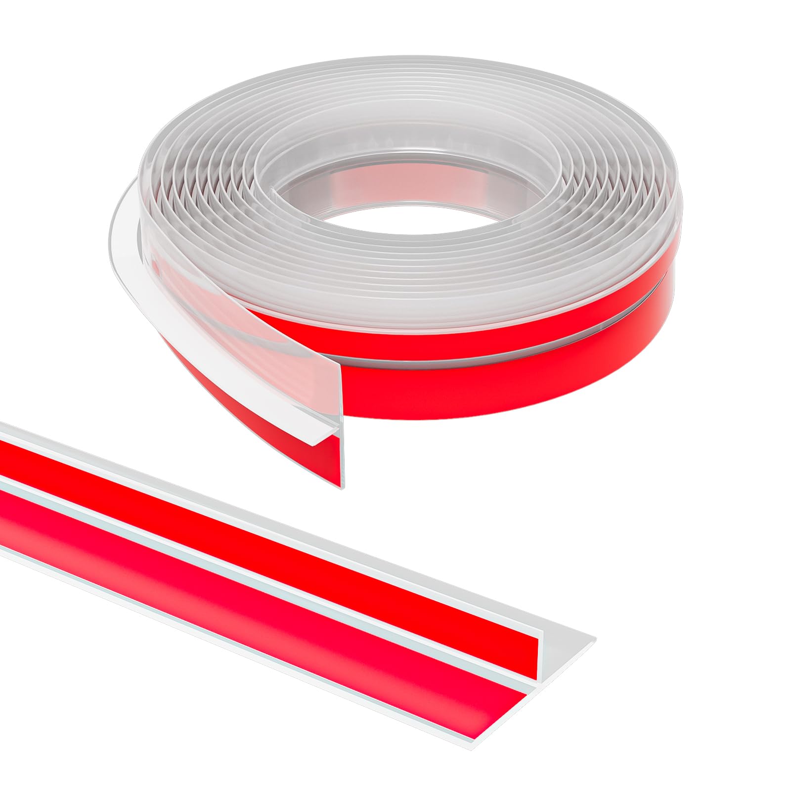 Elvone T-shaped door draft stopper seals gaps to reduce drafts.