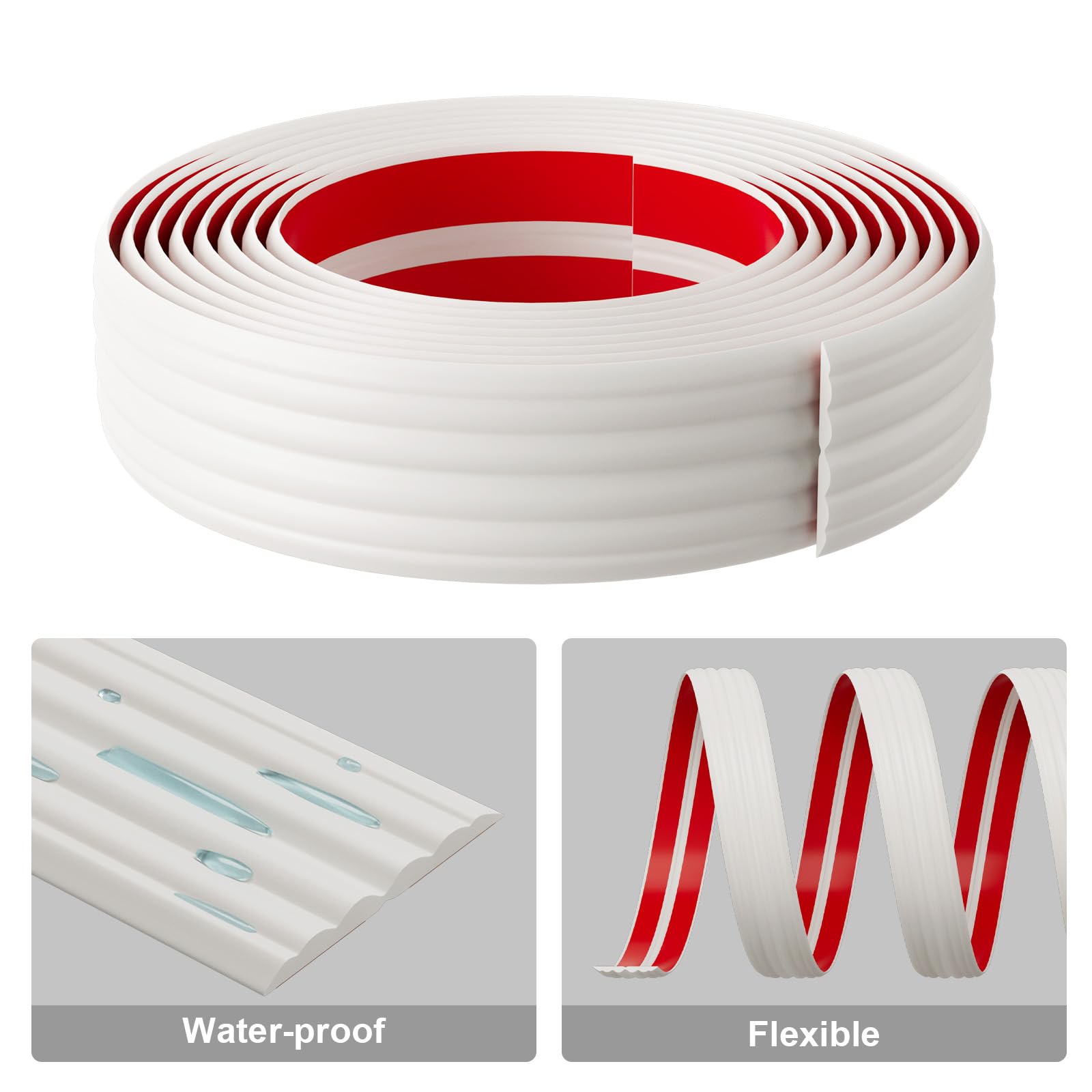 Elvone white corner protector provides long-lasting surface protection