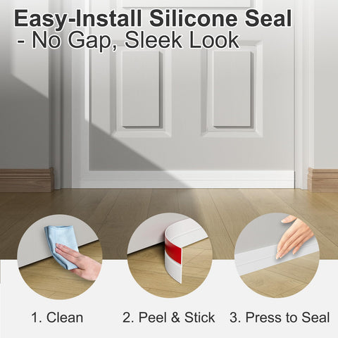 Elvone wide application seal for doors, windows, thresholds, and showers