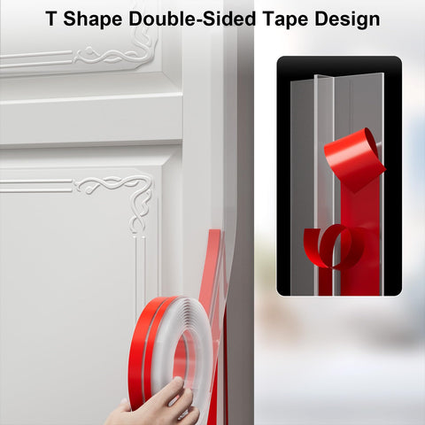 Elvone clear windproof seal around doors and windows for better comfort.
