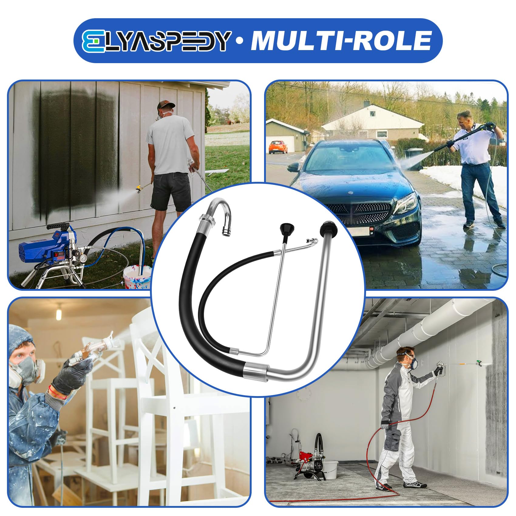 Elyaspedy easy-installation design enables quick, tool-free setup.