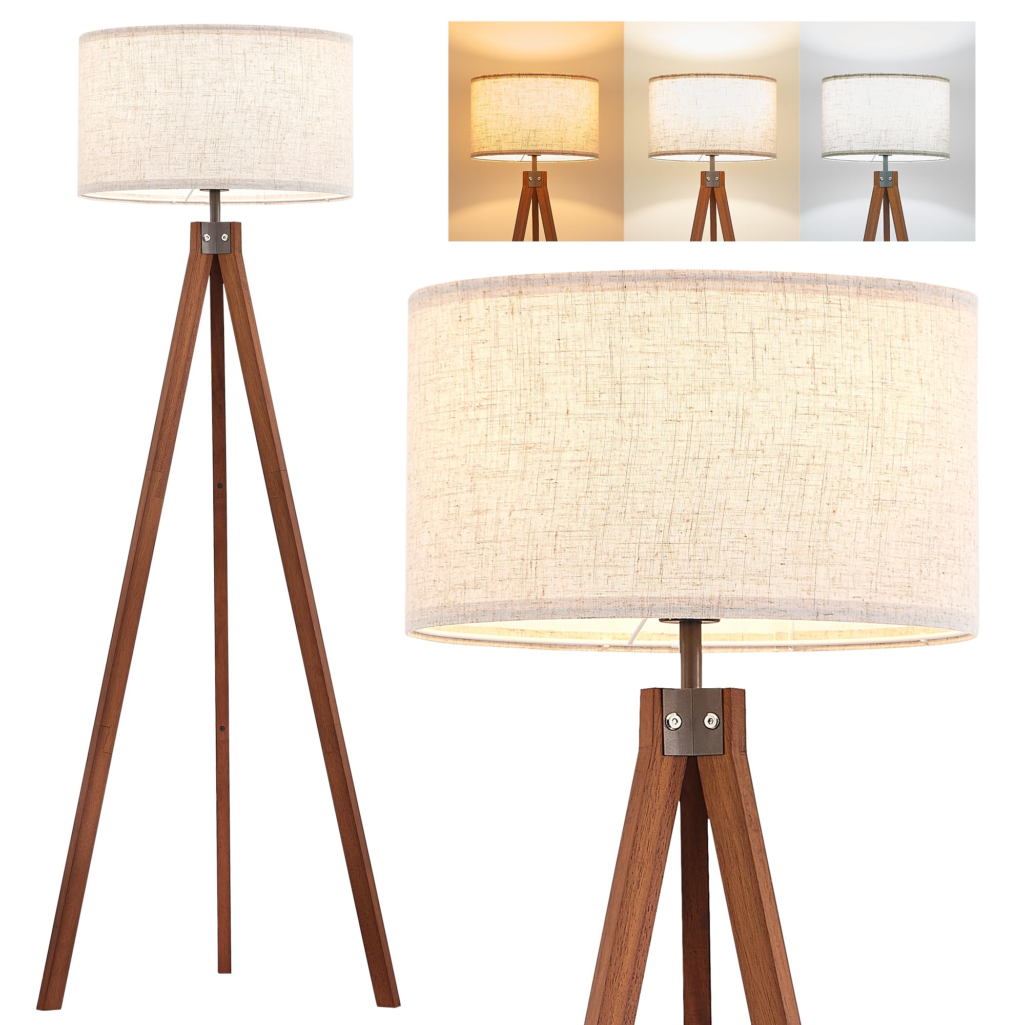 ELYONA lamp base with sturdy, stable tripod design.