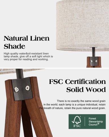 ELYONA lamp in a cozy bedroom setup.