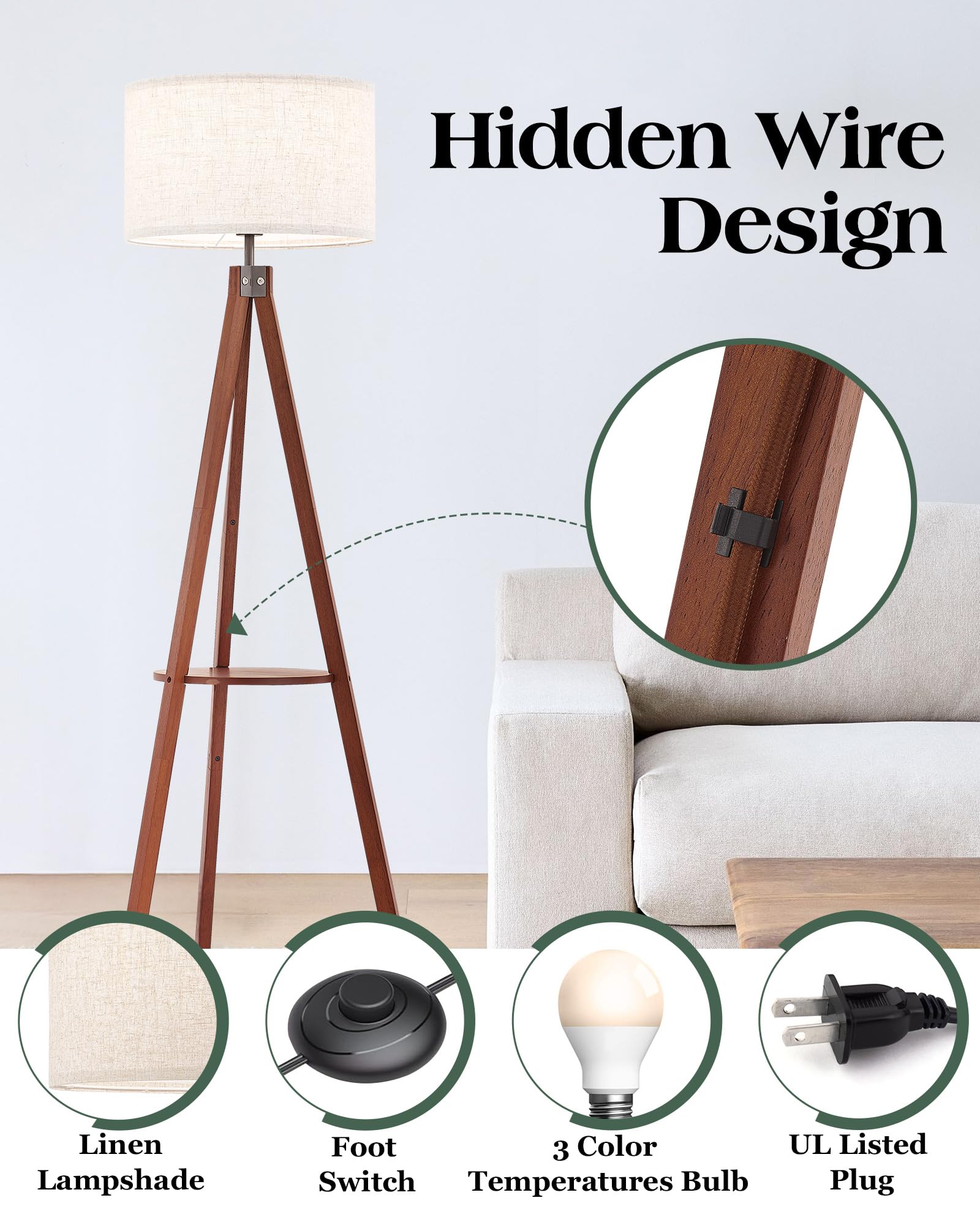 ELYONA warm, natural, and bright light options enhance any task or relaxation.