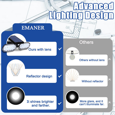EMANER ground or wall mounting offers versatile placement.