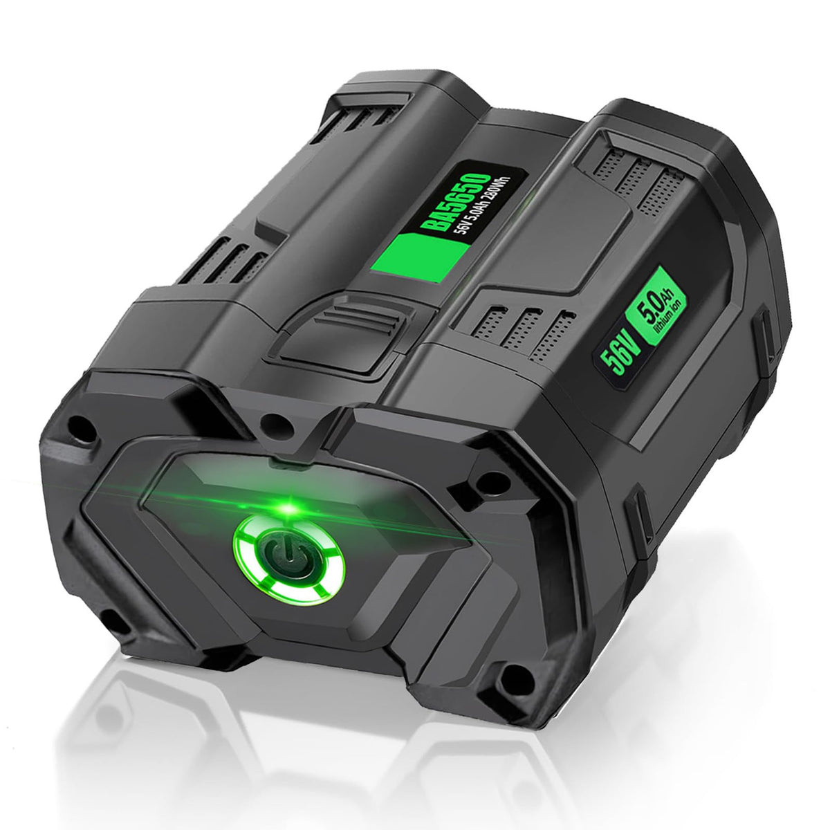 Emanjor 56V battery with LED indicator shows remaining power for quick checks