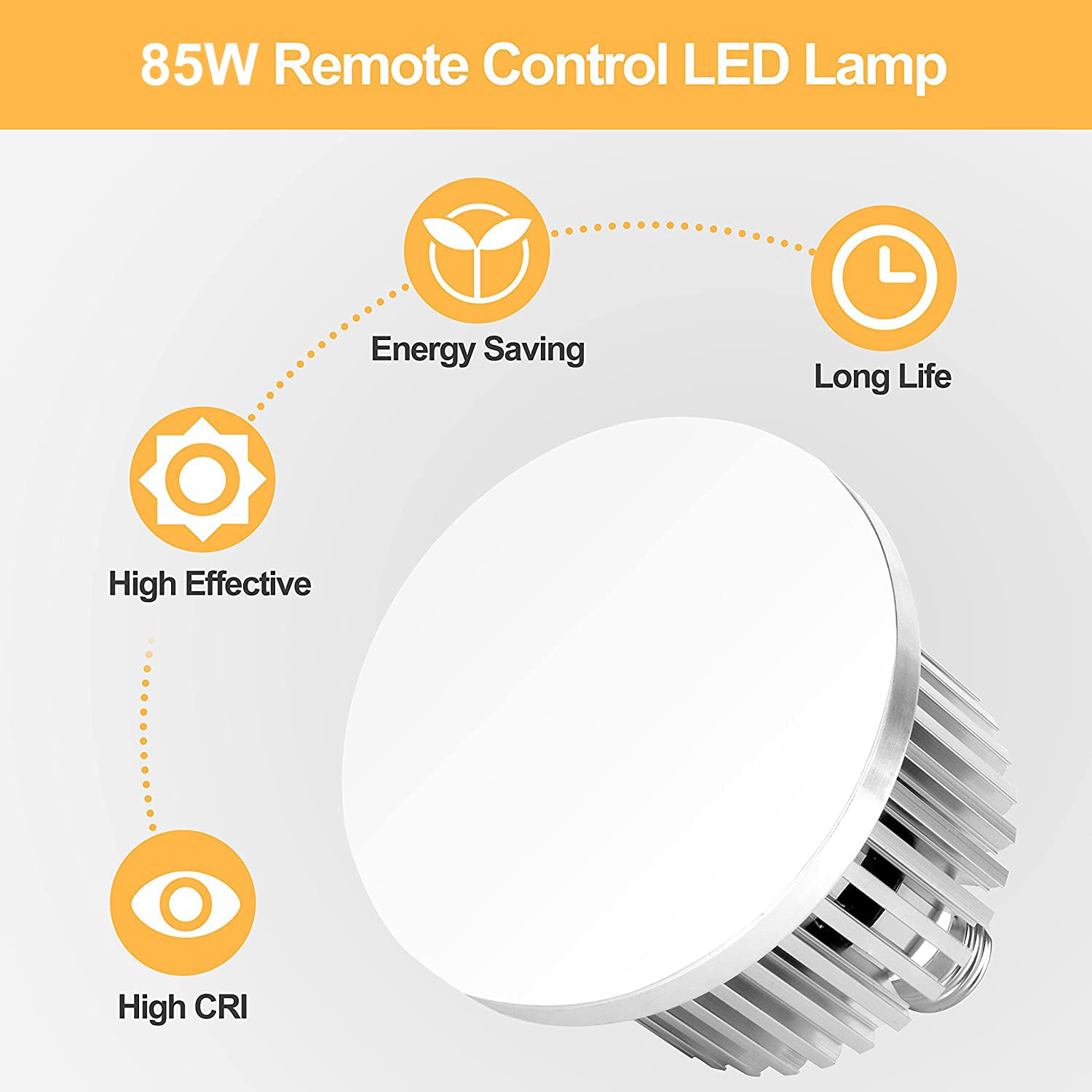 EMART energy-saving 85W bulb reduces power use during shoots.